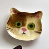 Homestyle Origami Doll | Ceramic Jewellery Dish-Cats