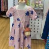 Kids Origami Doll | Floral Plaid Girls Dress