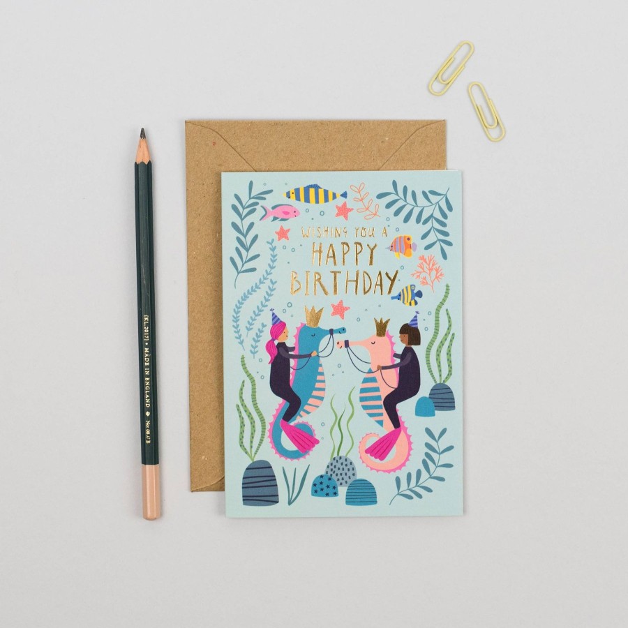 Homestyle Natalie Alex Designs | Under The Sea Kid'S Birthday Card | Children'S Birthday Card