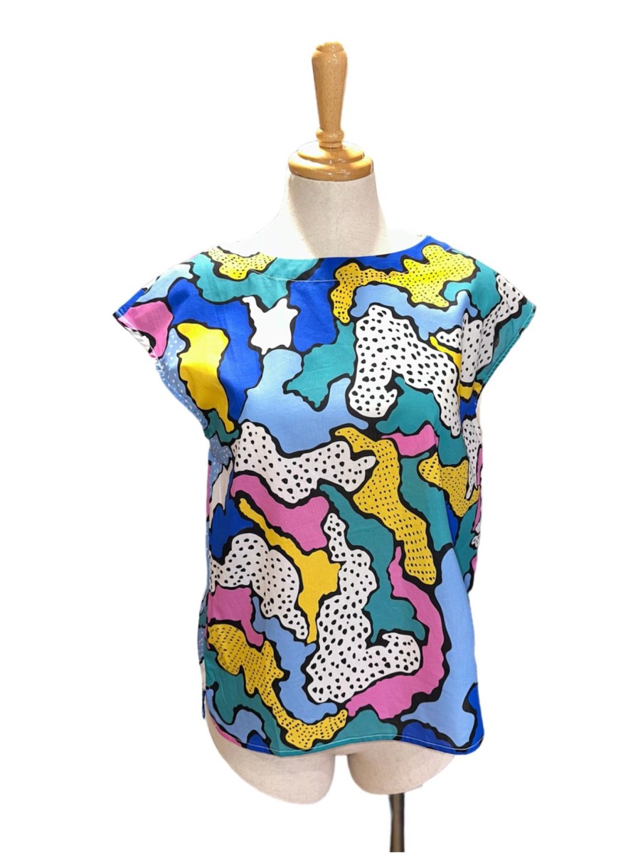 Women Origami Doll | Lindsey Top-Vibrant 90S