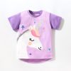 Kids Origami Doll | Unicorn Purple Tee Kids( Size 7 Yrs Old Only)