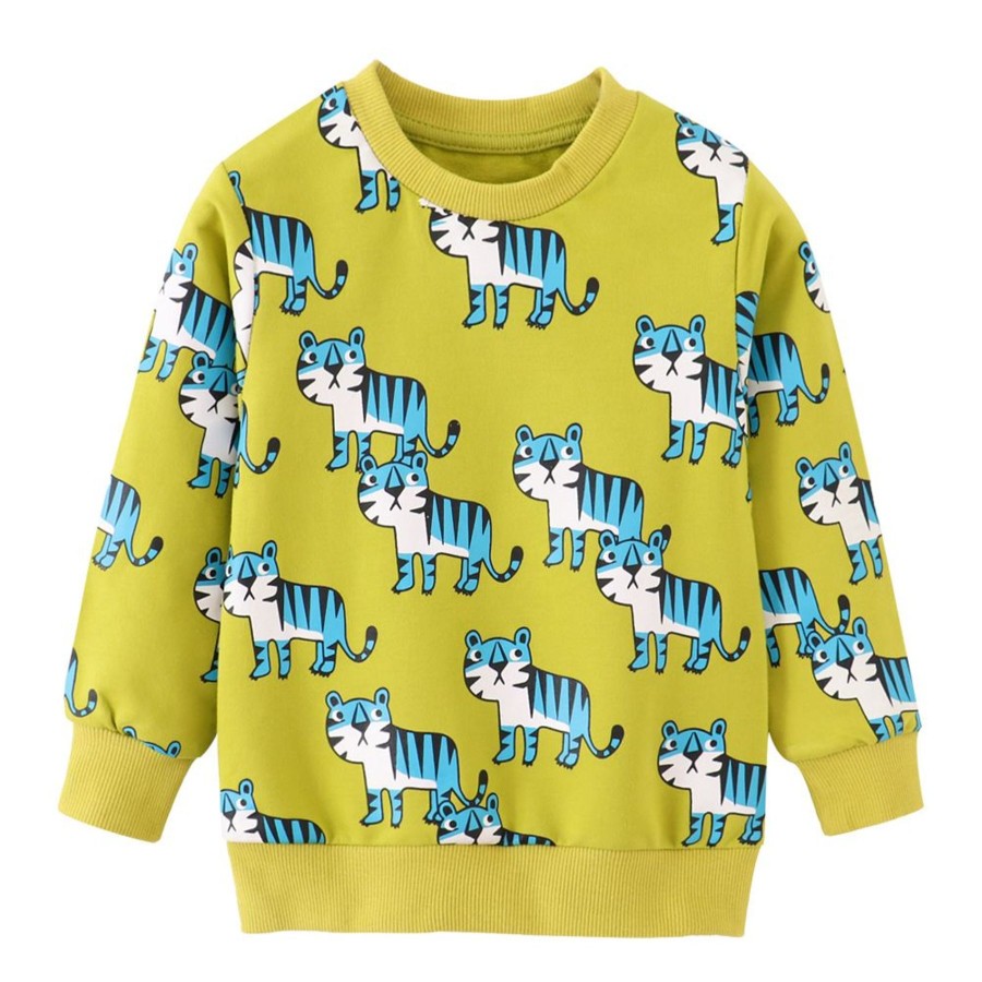 Kids Origami Doll | Oh Tigers Kids Pullover (Low In Stock/4,5&6 Yrs Old)