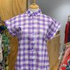 Women Origami Doll | The Plaid Top-Lilac