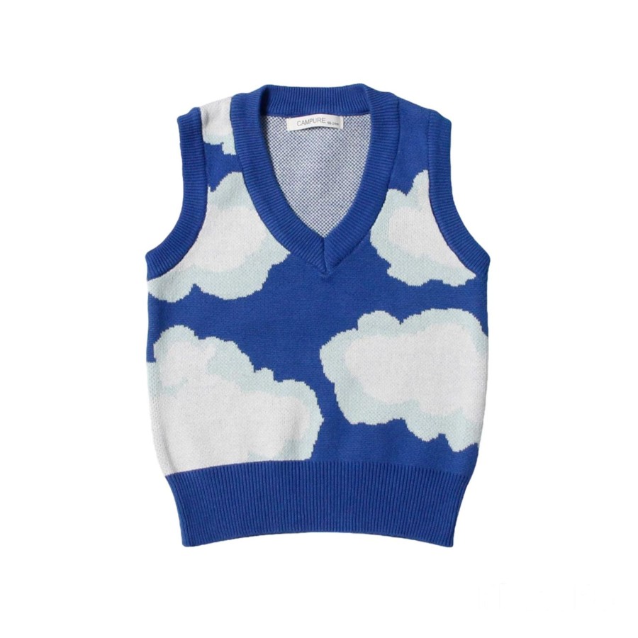 Kids Origami Doll | The Clouds Kids Vest (Low In Stock/5&6 Yrs Old)