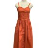 Women Origami Doll | Penelope Dress-Orange (Low In Stock/Size 12 &14 Only)