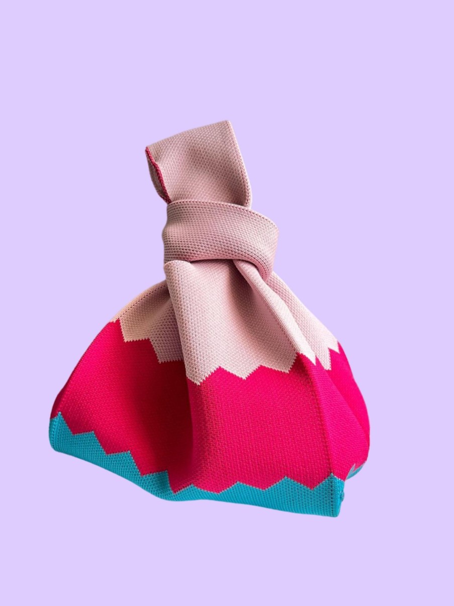 Bags Origami Doll | Handmade Knit Tote Bag