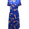 Women Origami Doll | Abigail Wrap Midi Dress-Koi