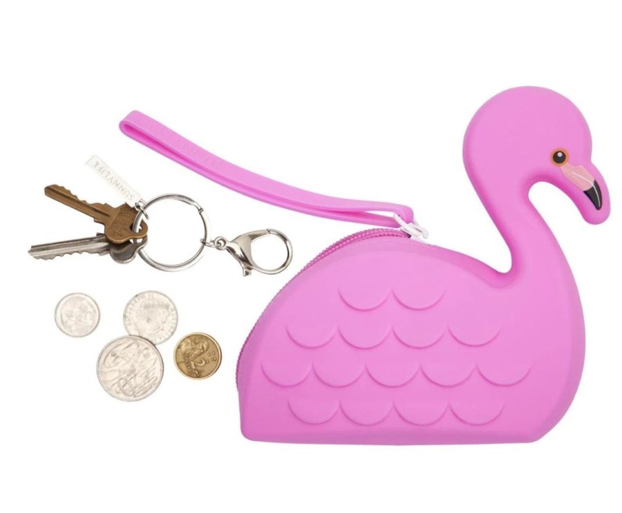 Homestyle Origami Doll | Sunnylife Flamingo Silicone Coin Purse