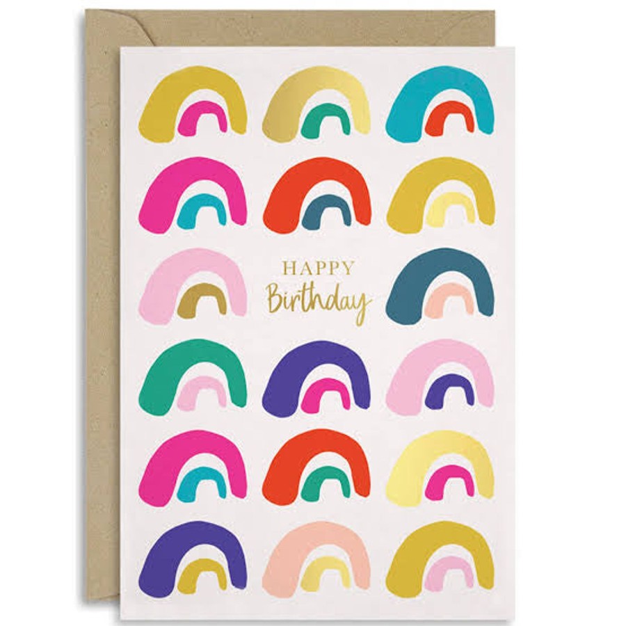 Homestyle Natalie Alex Designs | Rainbow Happy Birthday Card