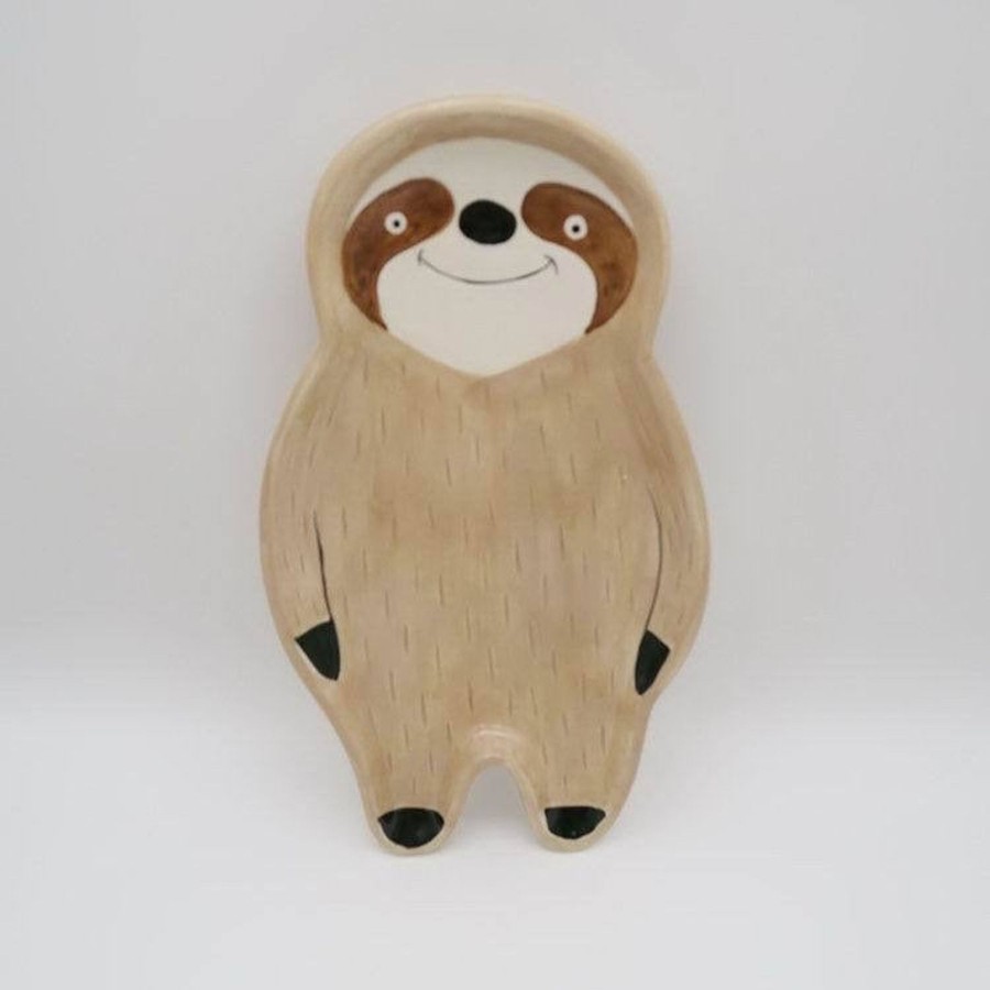 Homestyle Origami Doll | Sloth Ceramic Plate