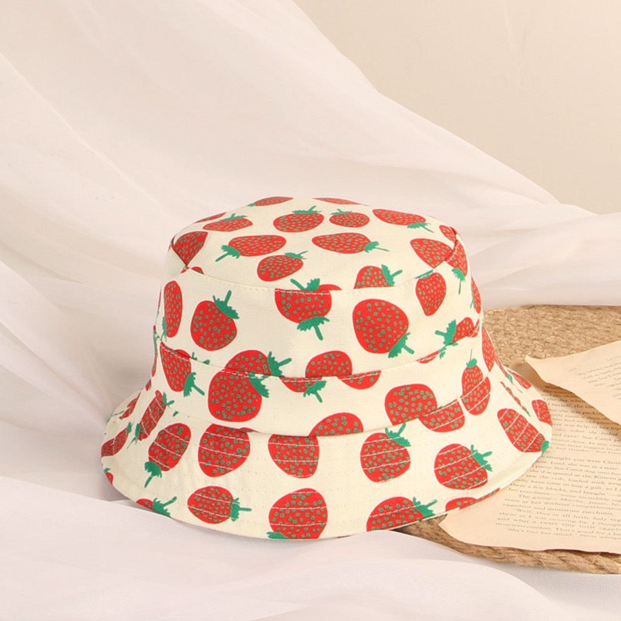 Kids Origami Doll | Strawberry Bucket Hat