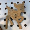 Homestyle Origami Doll | Wooden Bamboo Clock-Bambi Deer (Newtown Pick Up Only)