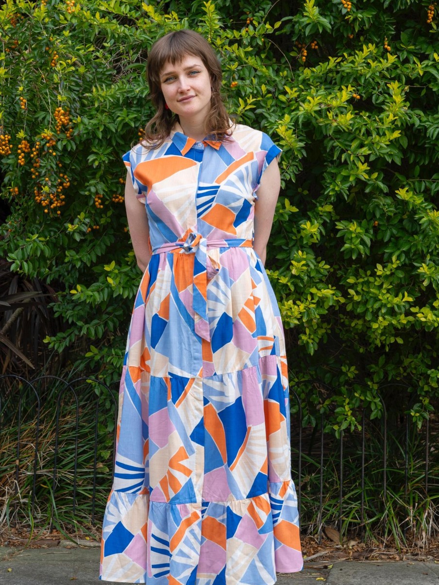 Women Origami Doll | Marley Dress-Abstract