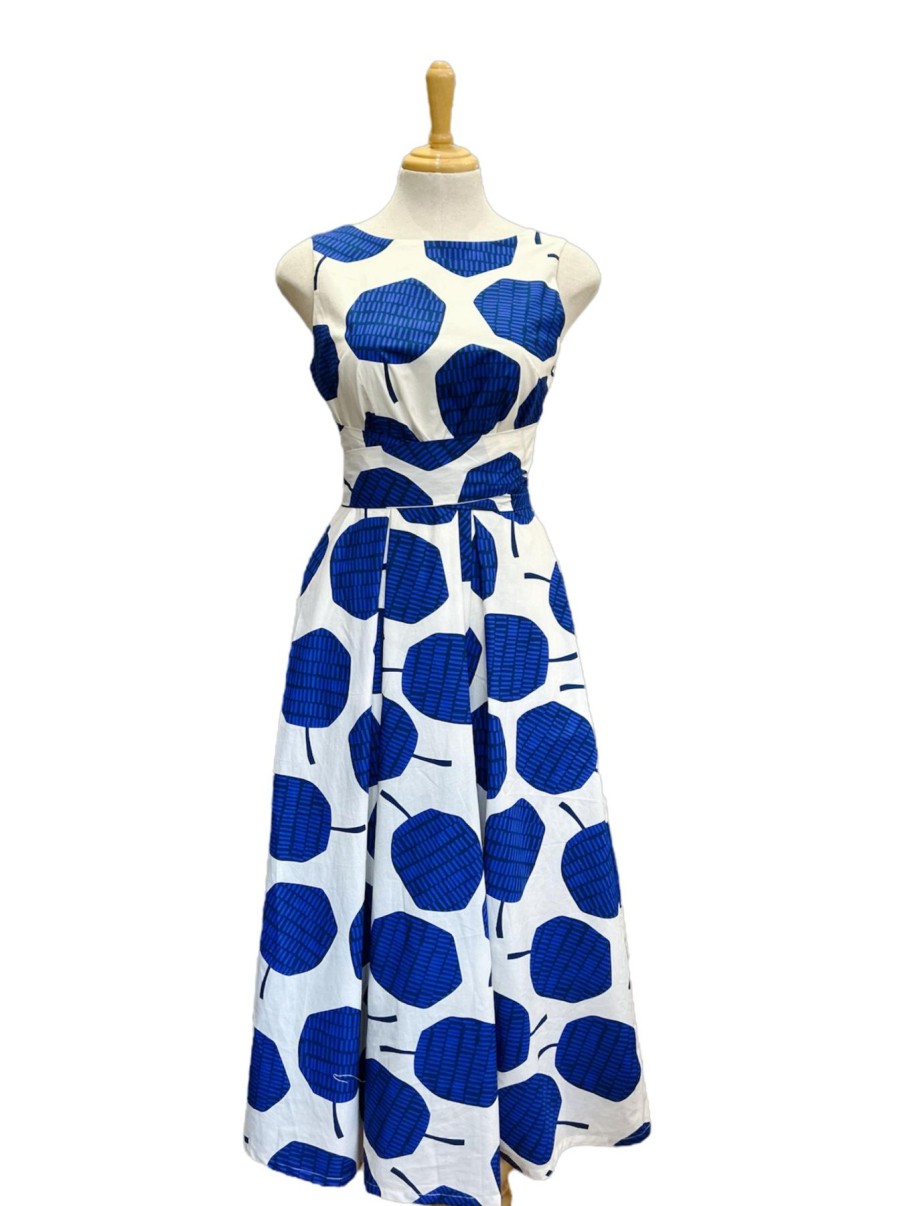 Women Origami Doll | Lucy Dress-Abstract Fruit