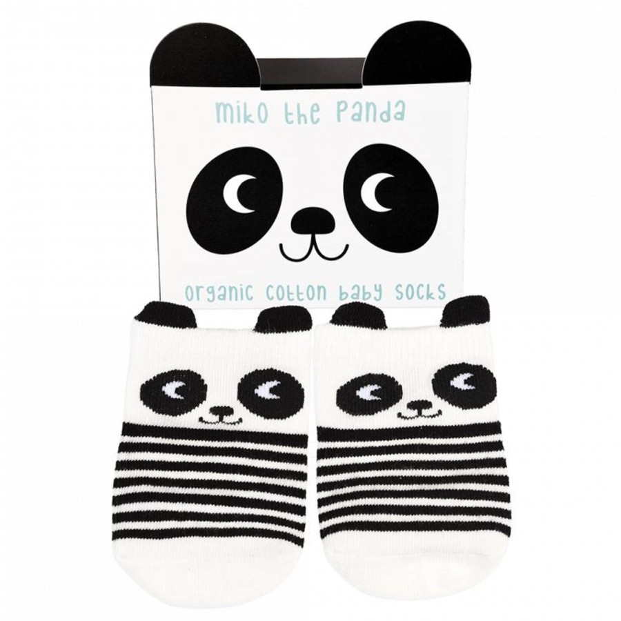 Homestyle Rex London | Rex Pair Of Baby Socks-Miko The Panda (One Pair)