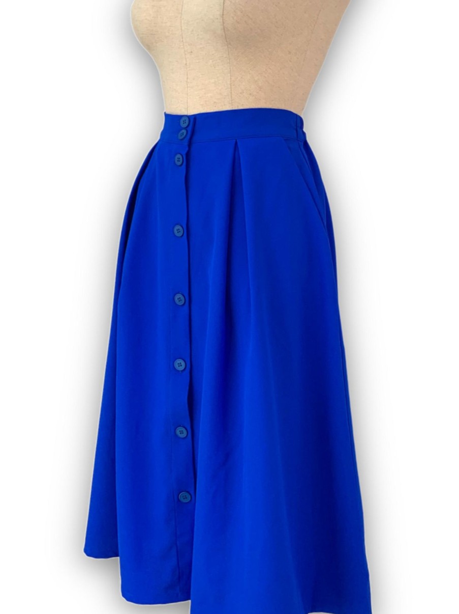 Women Origami Doll | Ashley Skirt-Blue