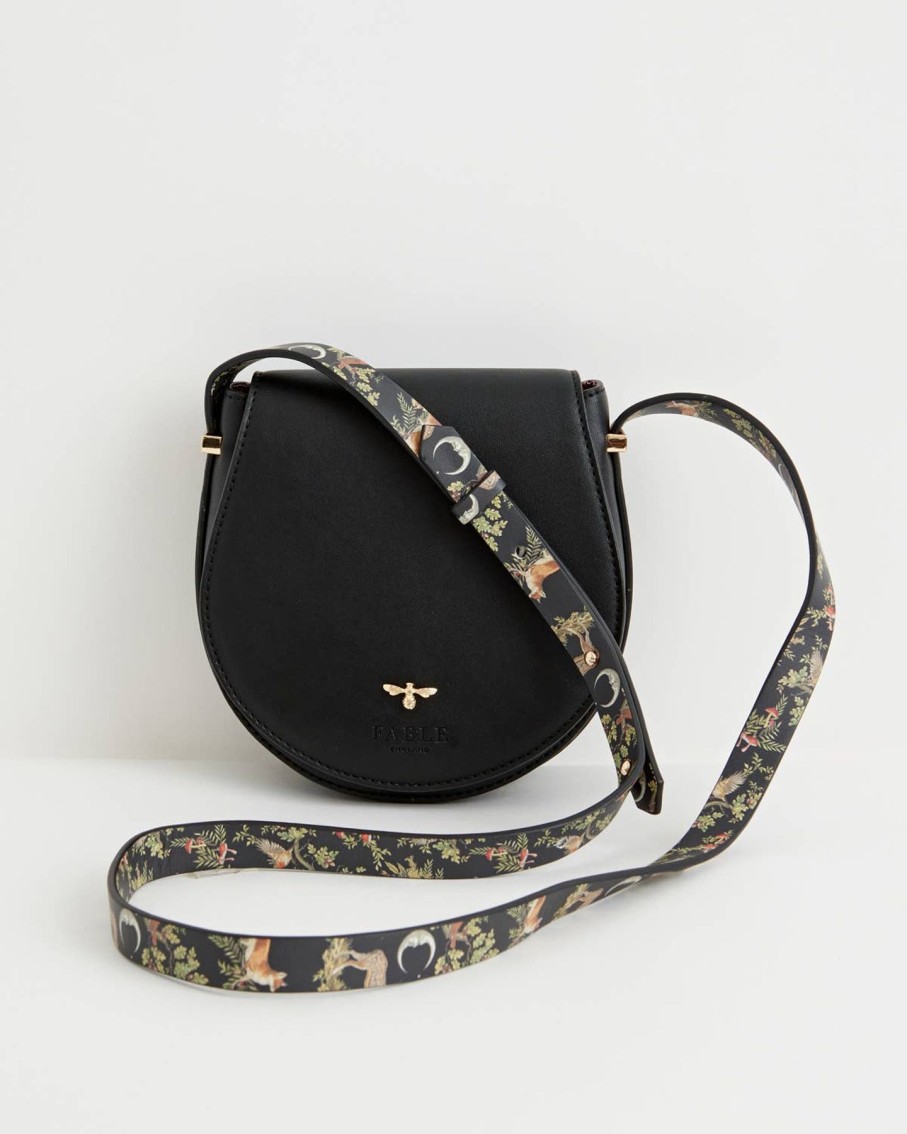 Bags Fable England | Fable A Night'S Tale Saddle Bag Black