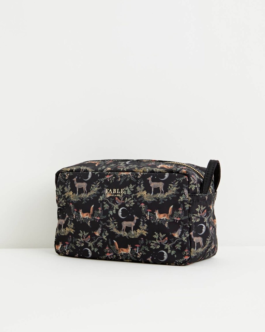 Bags Fable England | Fable A Night'S Tale Woodland Pouch Black