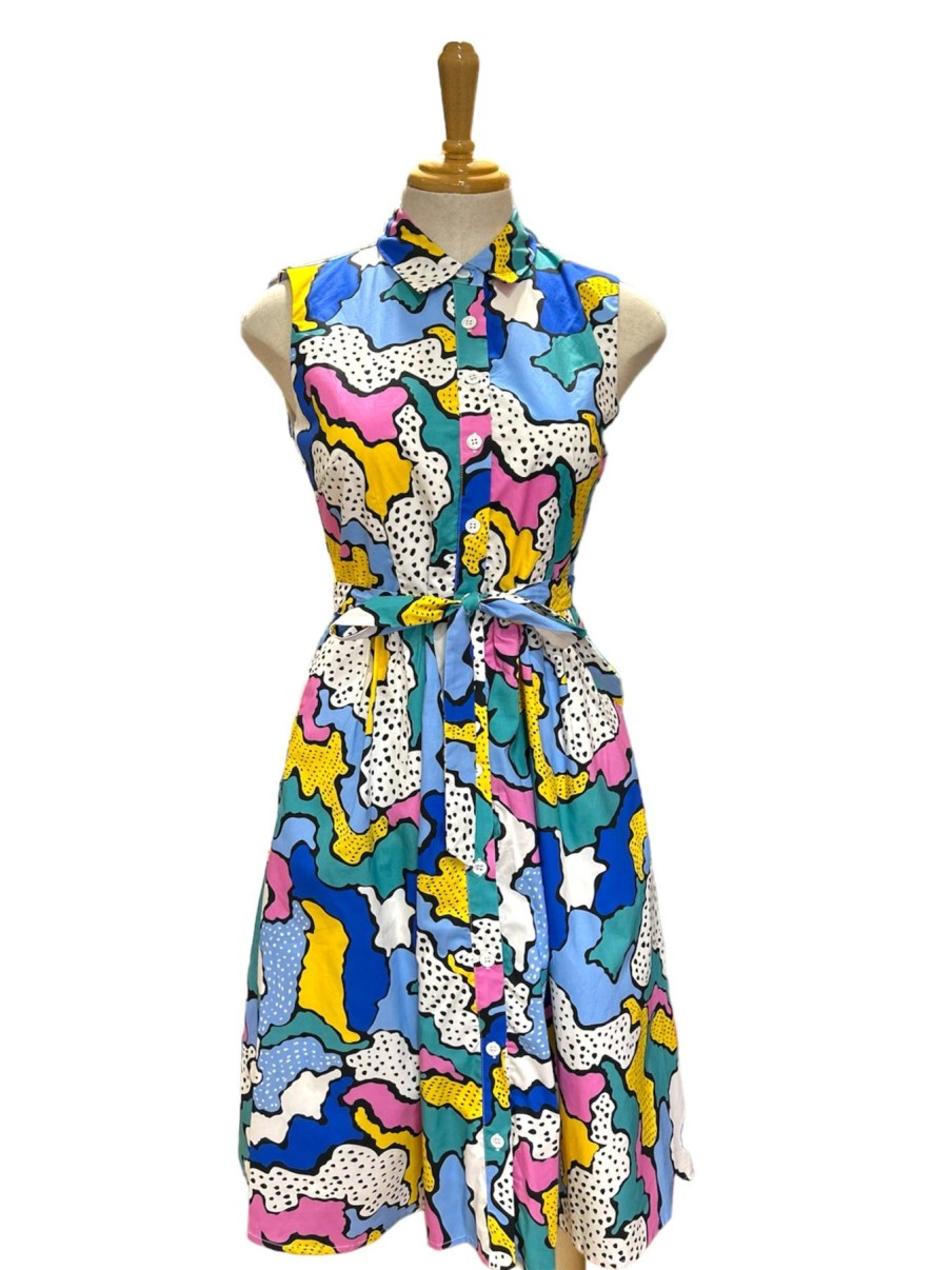 Women Origami Doll | Great Adventure Dress-Vibrant 90S