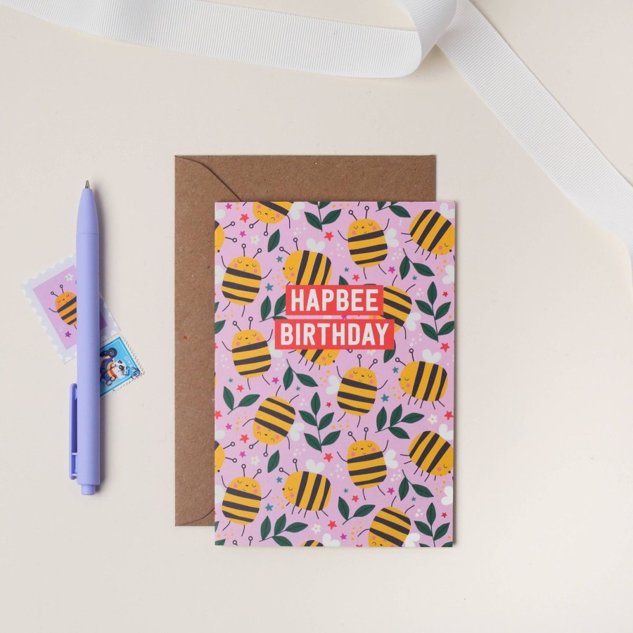 Homestyle Natalie Alex Designs | Hapbee Birthday Card | Bee Birthday Card For Kids