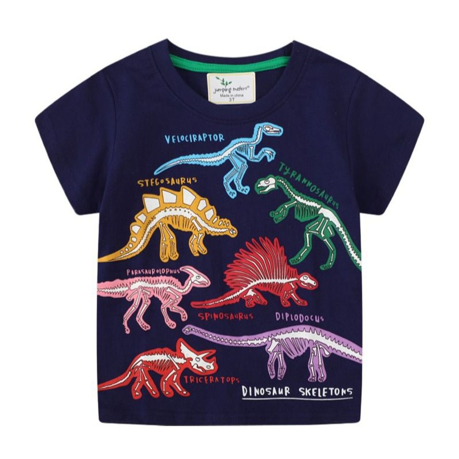 Kids Origami Doll | Glow In The Dark Dinosaur Tee ( Size 2 Only)