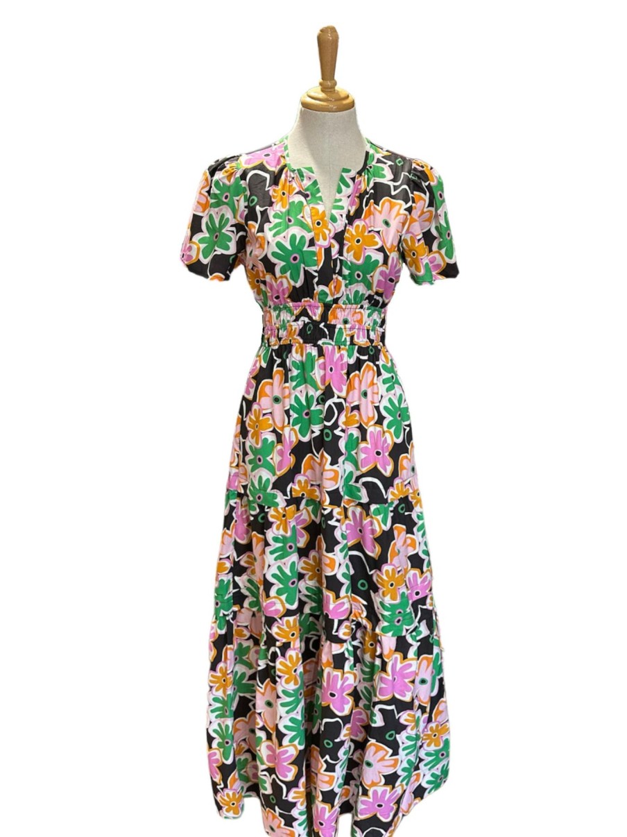 Women Origami Doll | Hanna Dress-Playful Floral