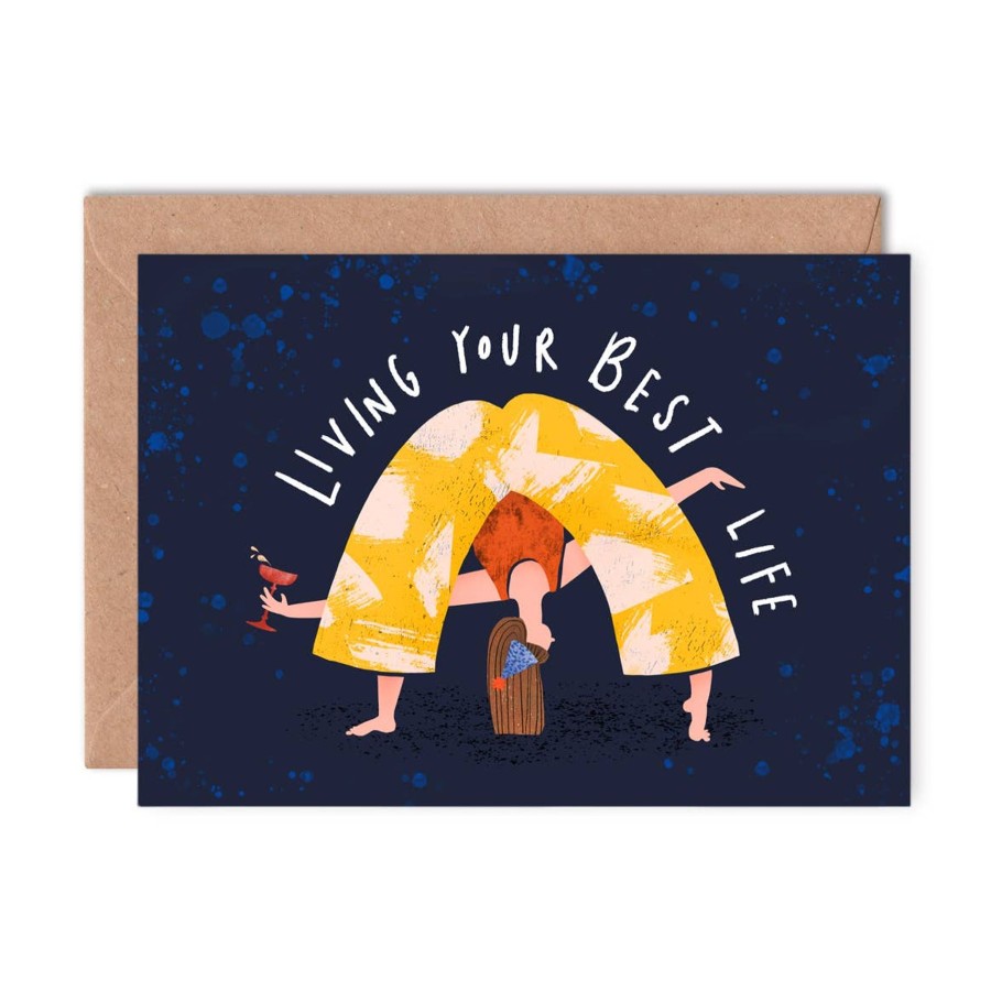 Homestyle Emily Nash Illustration | Living Your Best Life Single Greeting Card