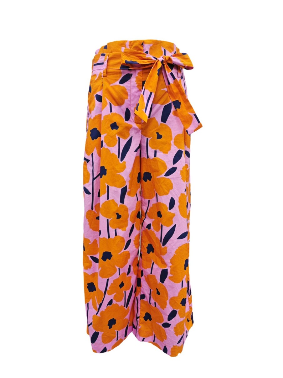 Women Origami Doll | Zoey Pants-Floral Pink