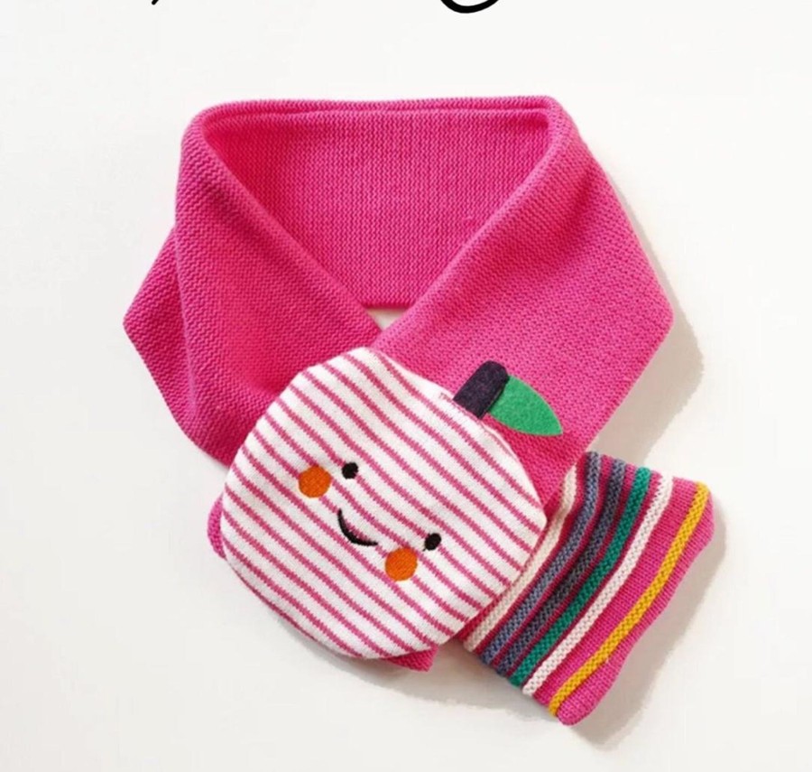 Homestyle Origami Doll | Kids Scarf-Apple