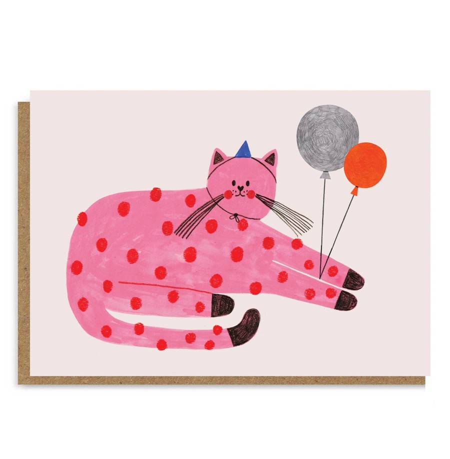 Homestyle Daria Solak Illustrations | Pink Cat Card