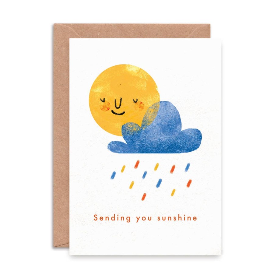 Homestyle Emily Nash Illustration | Sending You Sunshine' Best Wishes & Sympathy Greeting Card