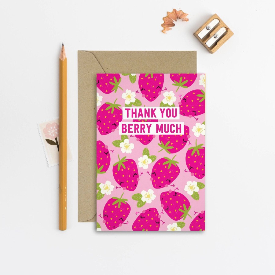 Homestyle Mifkins | Thank You Berry Much Card | Thank You Card