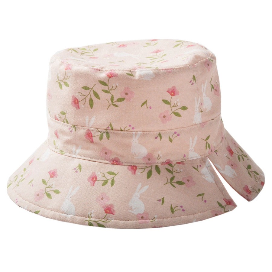 Kids Origami Doll | Pink Bunny Reversible Bucket Hat