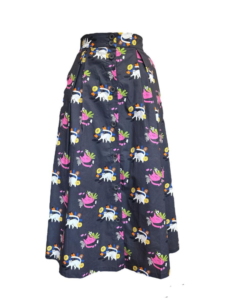 Women Origami Doll | Ashley Skirt-Cat & Flower