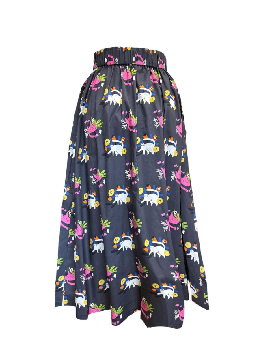 Women Origami Doll | Ashley Skirt-Cat & Flower