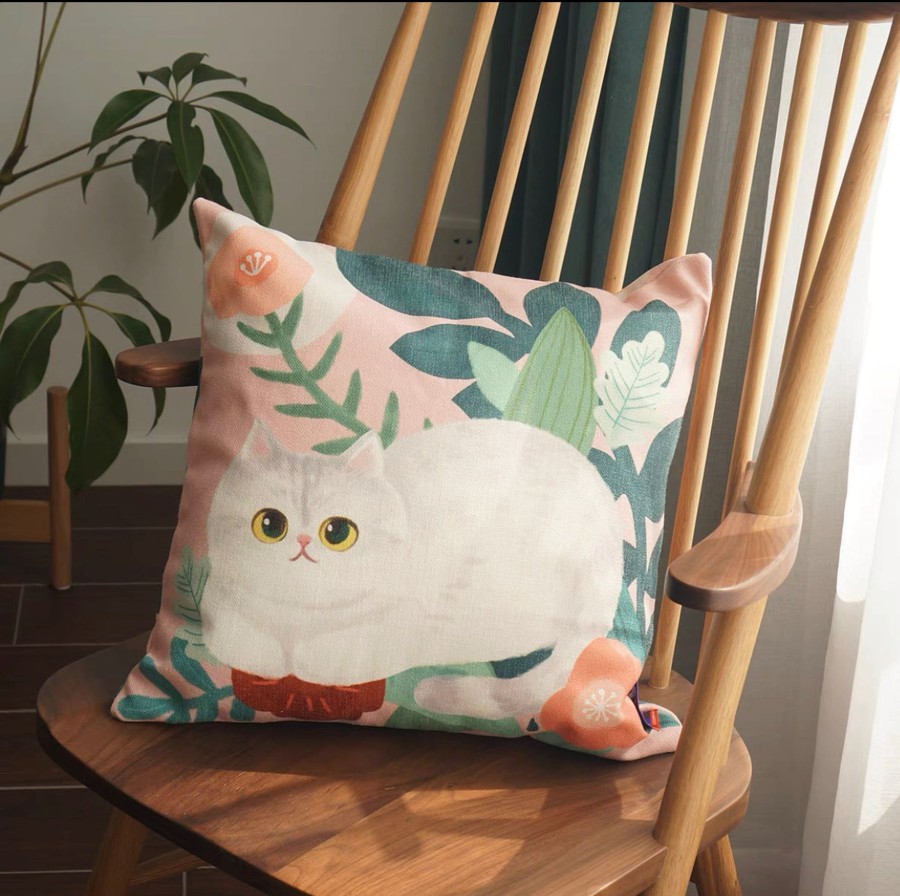 Homestyle Mewji | Mewji Cat Cushion 45Cm X 45Cm (Newtown Store Pick Up Only)