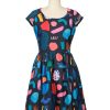 Women Origami Doll | Life Is A Picnic Dress-Graffiti (Last Size 6)