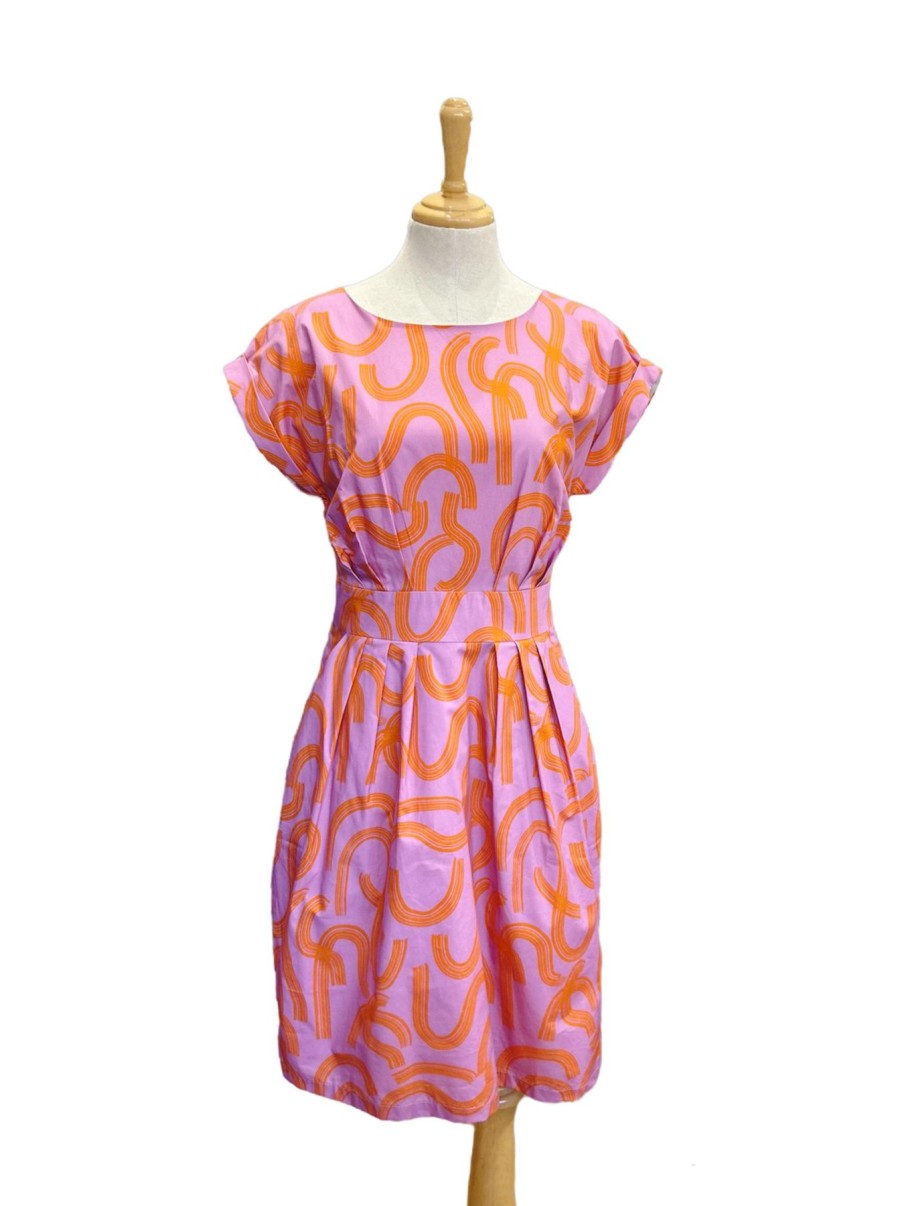 Women Origami Doll | A Walk In The Park Dress-Squiggles