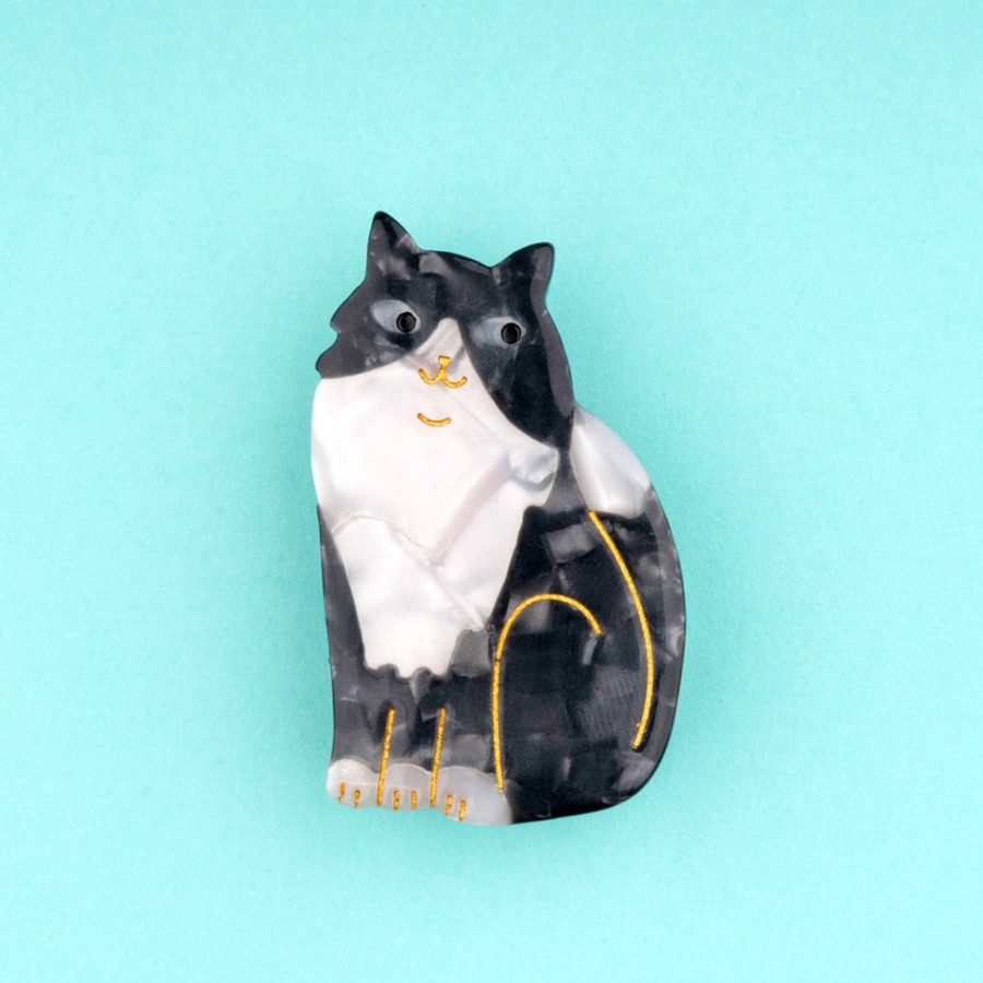 Homestyle Coucou Suzette | Coucou Suzette Black & White Cat Hair Clip