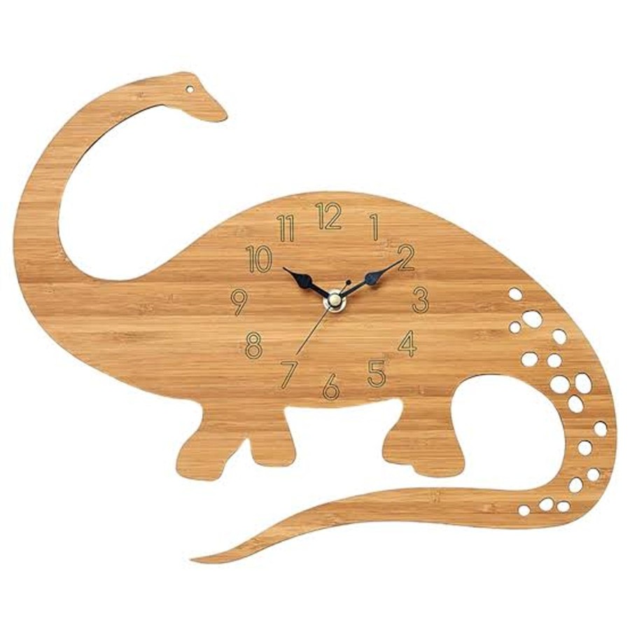 Homestyle Origami Doll | Wooden Bamboo Clock-Sauropods (Newtown Pick Up Only)