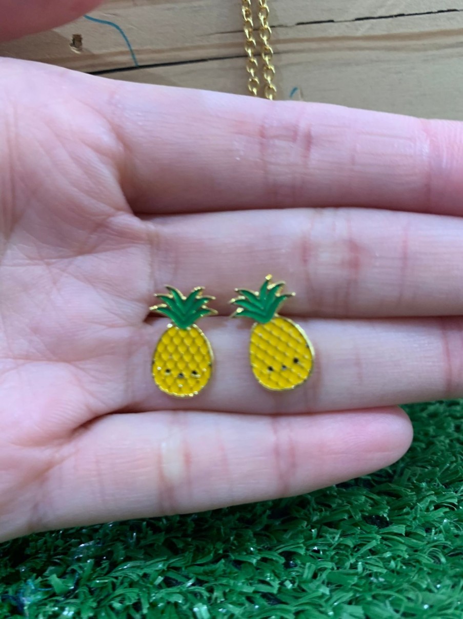 Jewellery Origami Doll | Pineapple Earring