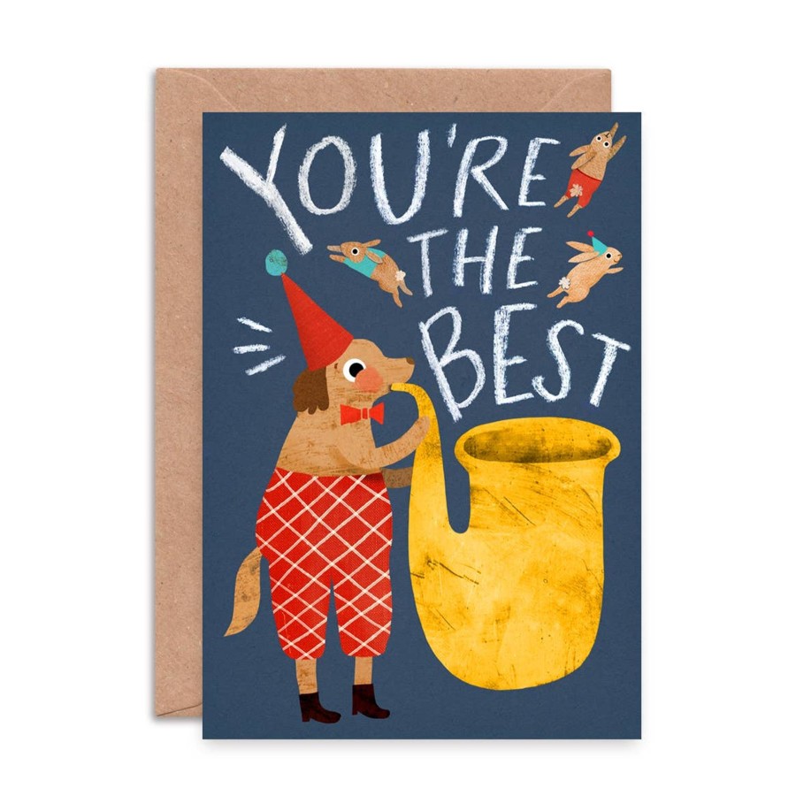 Homestyle Emily Nash Illustration | You'Re The Best Dog Single Greeting Card