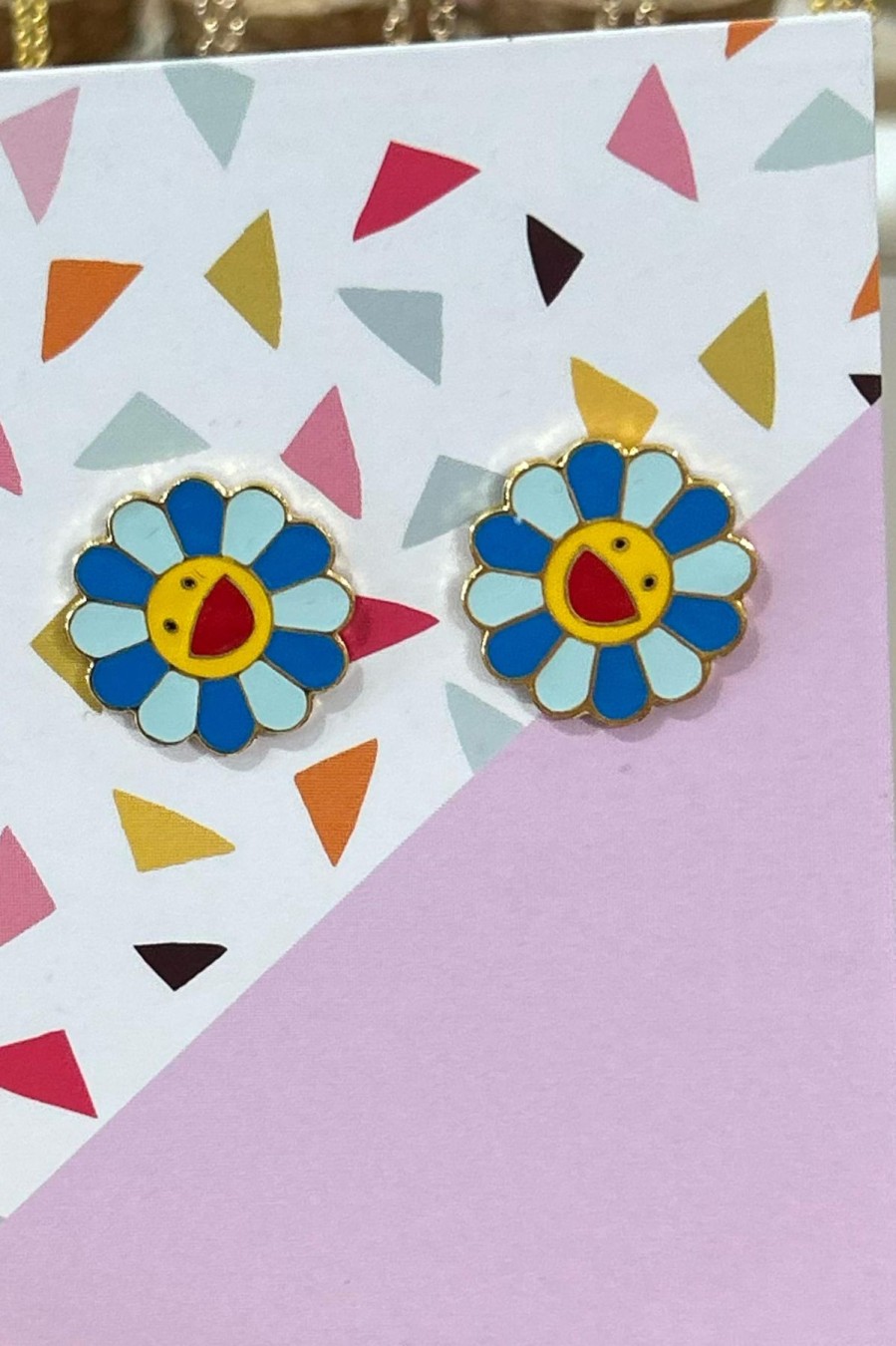 Jewellery Origami Doll | Happy Sunflower Earring