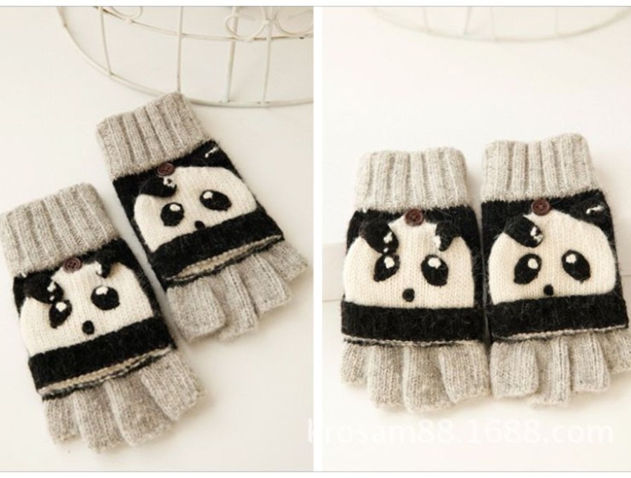 Homestyle Origami Doll | Panda Kids Wool Mitten