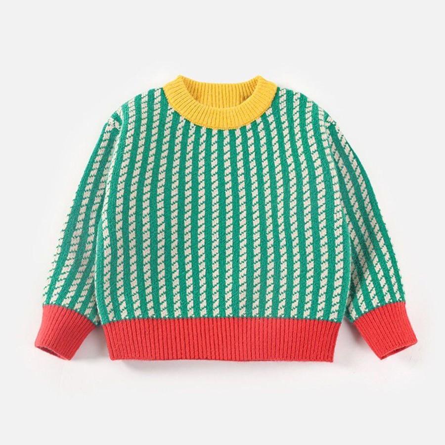 Kids Origami Doll | Retro Knit Kids Pullover (Low In Stock/5-6 Yrs Old& 6-7 Yrs Old)