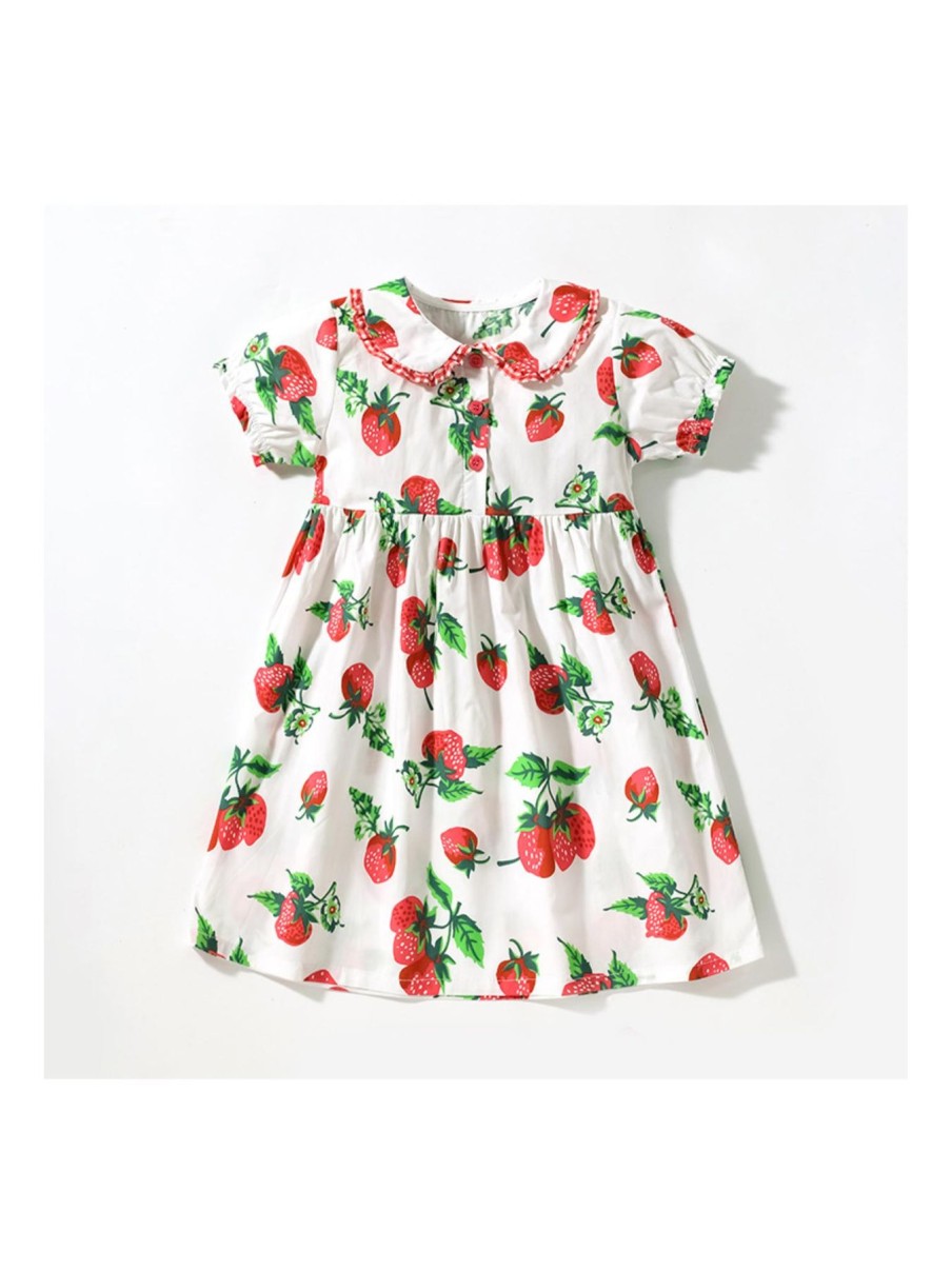 Kids Origami Doll | Strawberry Dress (5,6,7 Years Old Only)