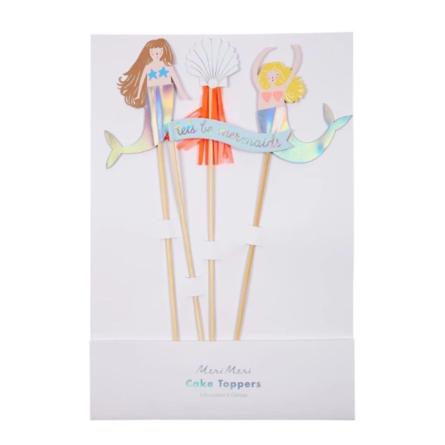 Homestyle Origami Doll | Lets Be Mermaid Party Cake Toppers