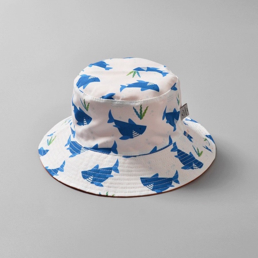 Kids Origami Doll | Cute Shark Reversible Bucket Hat