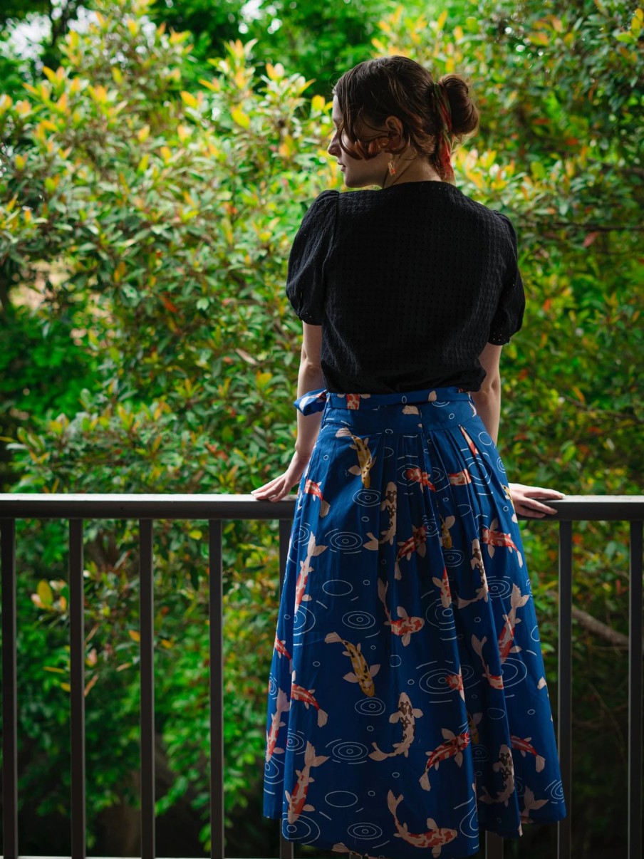 Women Origami Doll | Camila Skirt-Koi (Size 14&16 Only)