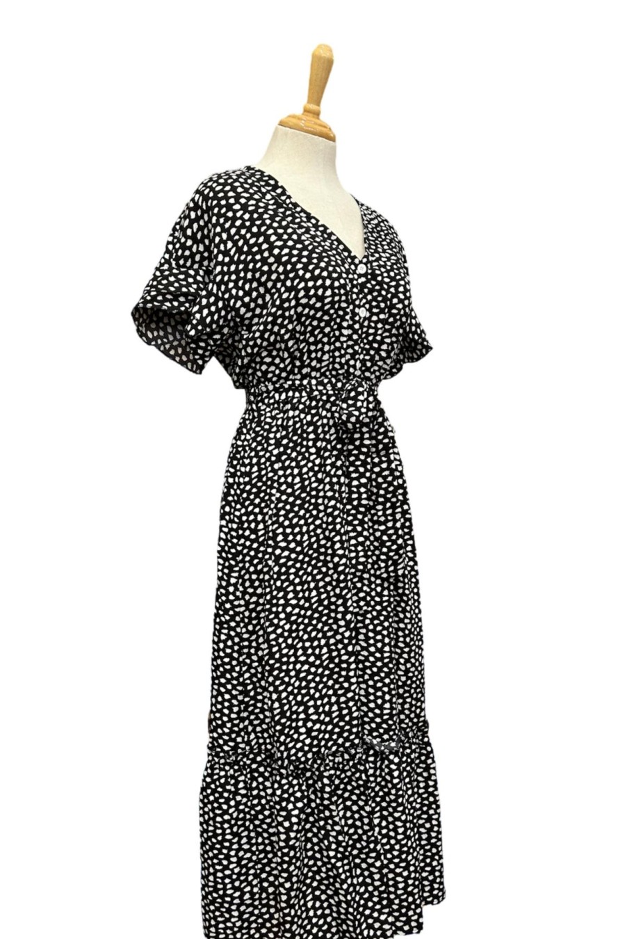 Women Origami Doll | Leopard Spot Dress